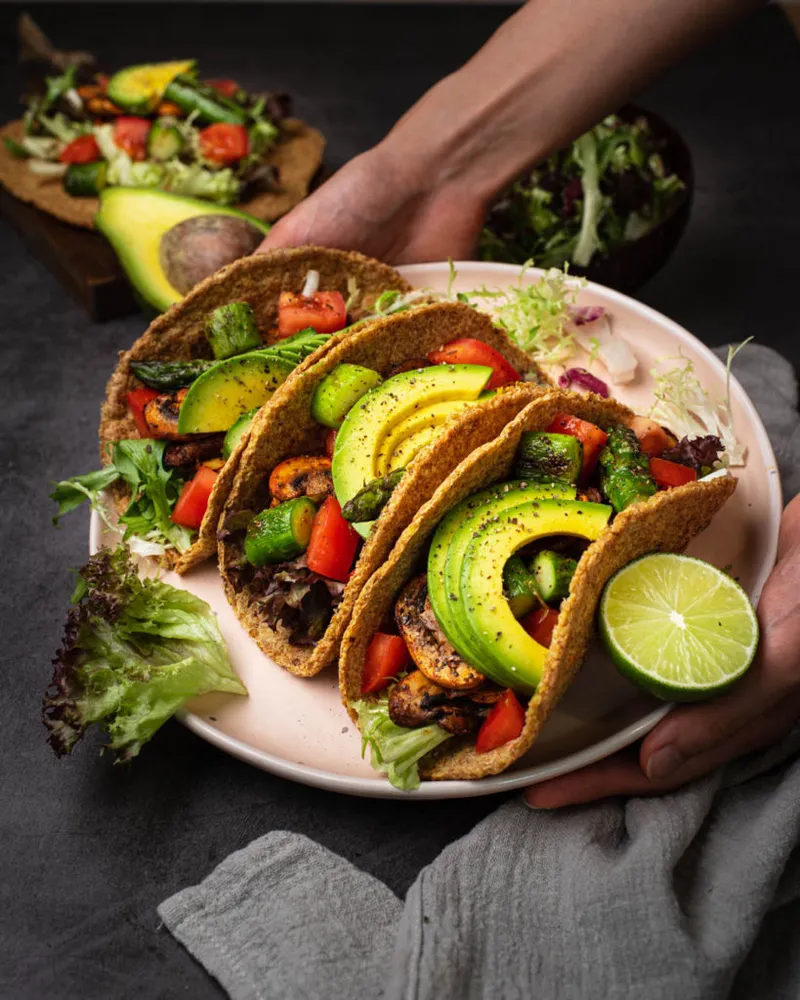 Keto Tortillas with Flaxseed Meal (Vegan)