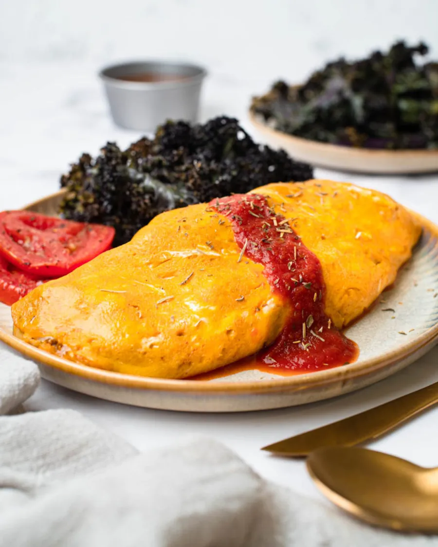 Keto Omurice with Cauliflower (Vegetarian)