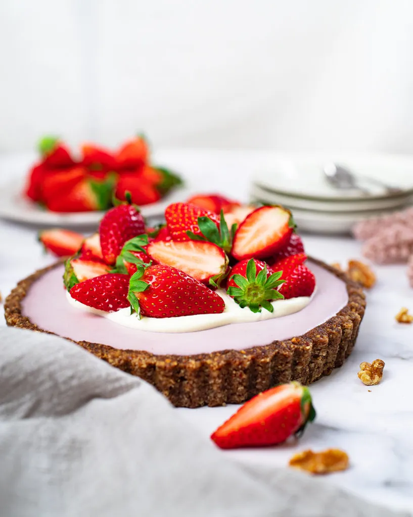 Strawberry cream tart