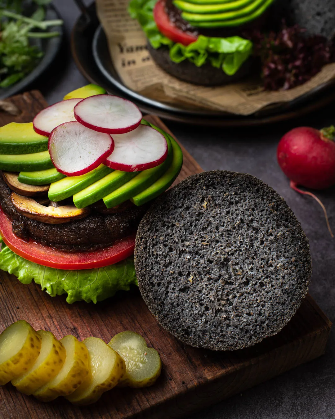Vegan keto bread buns