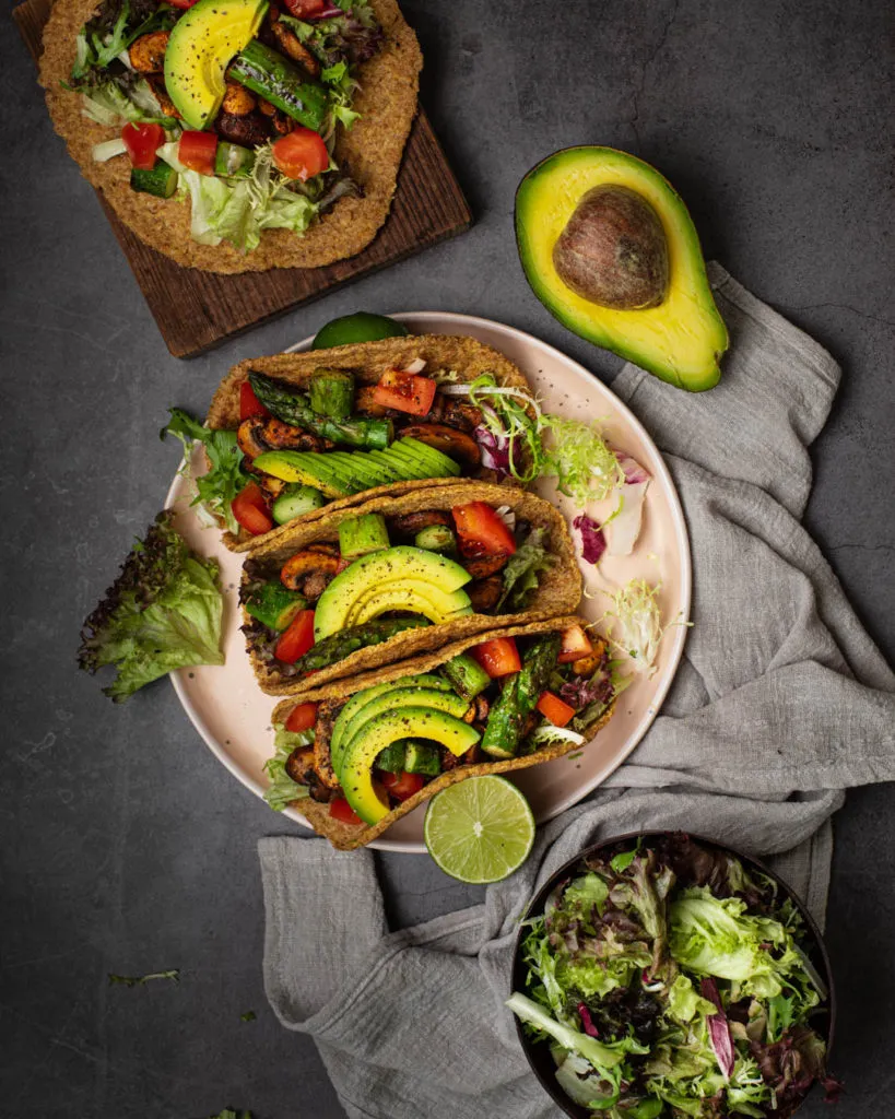 vegan keto tortillas