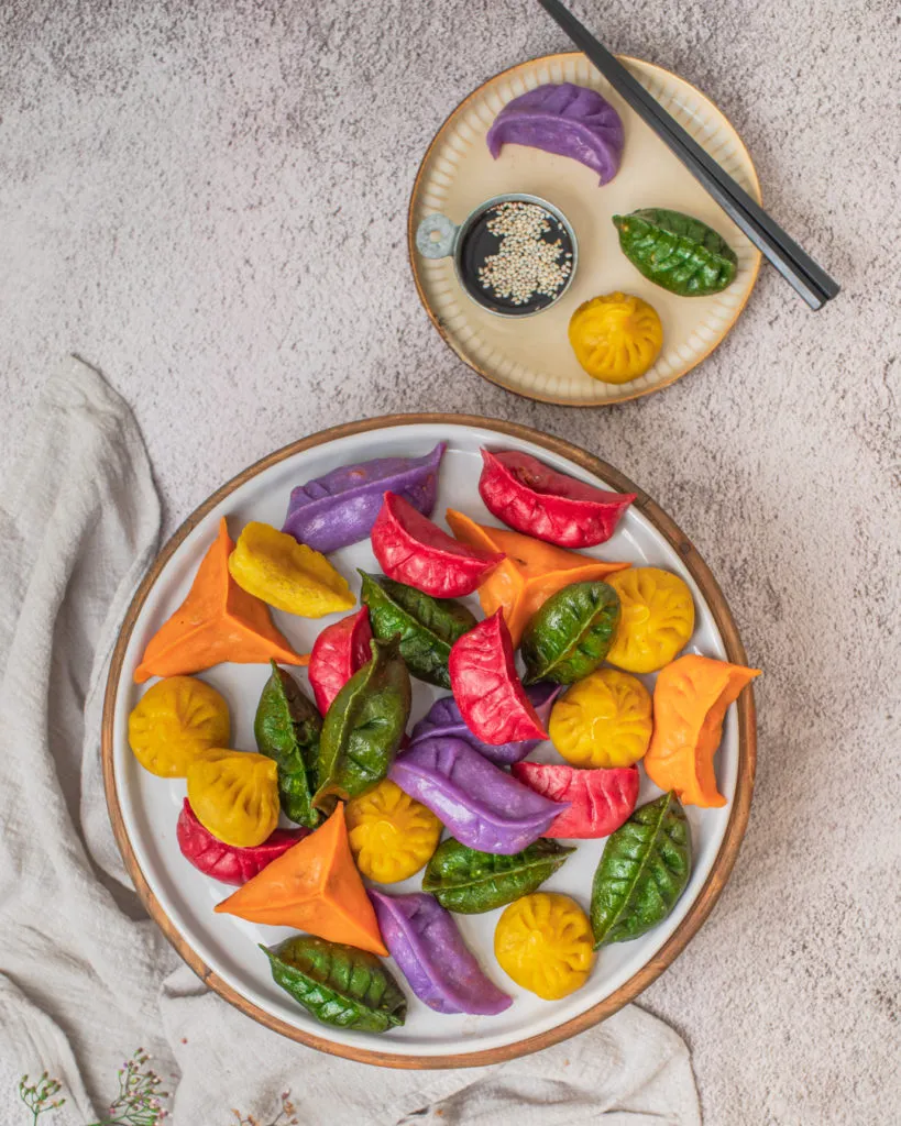 Rainbow Dumplings